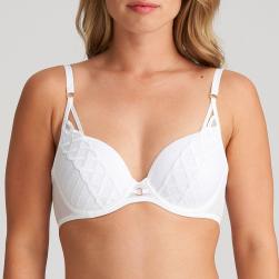 Marie Jo Jhana padded wire bra heart shape A-E cup, color white