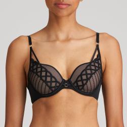 Marie Jo Jhana padded wire bra heart shape A-E cup, color black