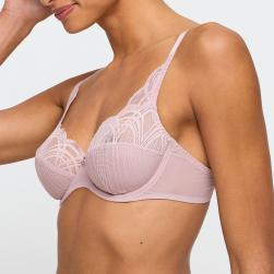 Preview: Marie Jo Cathia full cup wire bra B-F cup, color bois de rose