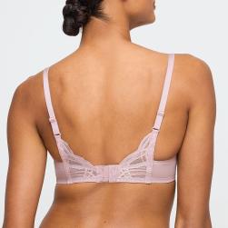 Preview: Marie Jo Cathia padded wire bra heart shape B-F cup, color bois de rose