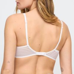 Preview: Marie Jo Basyl half padded bra deep plunge A-E cup, color natural