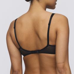 Preview: Marie Jo Basyl half padded plunge bra A-E cup, color black