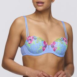 Marie Jo Odilly padded bra - balcony B-F cup, color santorini blue