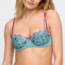 Marie Jo Lizelot balcony - vertical seam B-F cup, color bali green