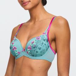 Preview: Marie Jo Lizelot padded wire bra heart shape A-F cup, color bali green