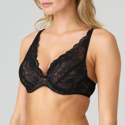 Preview: Marie Jo Cyrile padded plunge bra A-E cup, color black