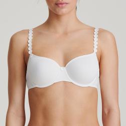 Marie Jo Tom Multiway wire bra seemless cups, color white