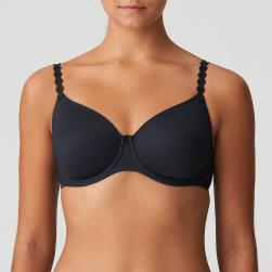 Marie Jo Tom full cup wire bra D-F cup, color charcoal