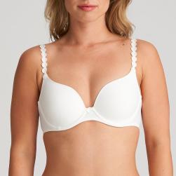 Marie Jo Tom padded wire bra heart shape A-F cup, color natural