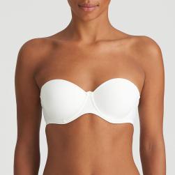 Preview: Marie Jo Tom strapless padded bra A-E cup, color natural