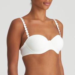 Preview: Marie Jo Tom strapless padded bra A-E cup, color natural