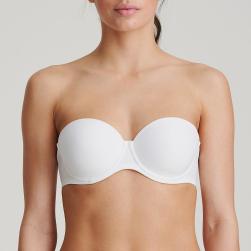 Preview: Marie Jo Tom strapless padded bra A-E cup, color white