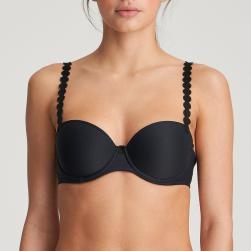 Marie Jo Tom padded bra - balcony A-E cup, color graphite