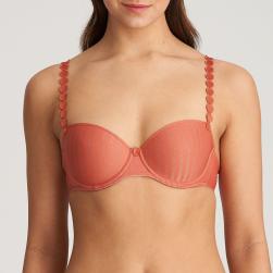 Marie Jo Tom padded bra - balcony B-F cup, color salted caramel