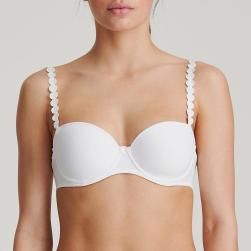 Marie Jo Tom padded bra - balcony A-E cup, color white