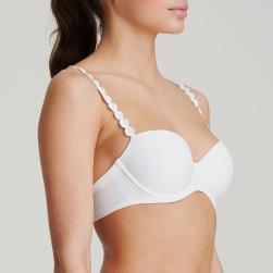 Preview: Marie Jo Tom padded bra - balcony A-E cup, color white