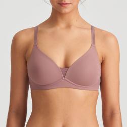 Marie Jo Louie full cup wireless bra A-E cup, color satin taupe