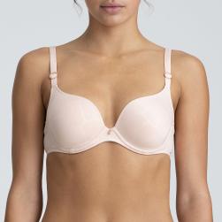 Marie Jo L'Aventure Yoshua padded wire bra heart shape, color silky tan