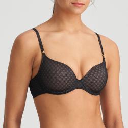 Preview: Marie Jo Channing padded wire bra heart shape A-E cup, color black