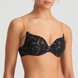 Preview: Marie Jo Colin padded wire bra heart shape A-E cup, color marble black