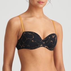 Preview: Marie Jo Colin padded bra - balcony B-E cup, color marble black