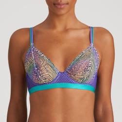 Marie Jo Cillian deep plunge longline bra B-E cup, color candy pop