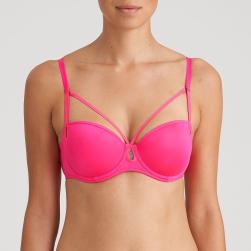 Marie Jo L'Aventure Tahar padded bra - balcony B-E cup, color blogger pink