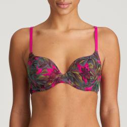 Marie Jo Cuzco padded wire bra heart shape A-E cup, color tropical fusion