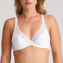 Marie Jo Jereme half padded deep plunge A-F cup, color white