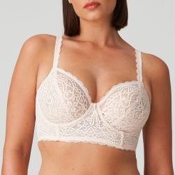 PrimaDonna Twist I Do deep plunge balcony longline E-G cup, color silky tan