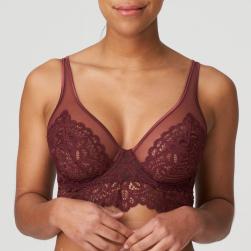 PrimaDonna Twist First Night triangle bra C-G cup, color merlot