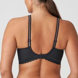 Preview: PrimaDonna Twist East End wireless bra C-F cup, color charbon