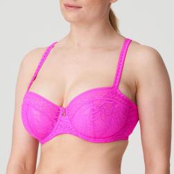 Preview: PrimaDonna Twist Palermo balcony wire bra vertical seam C-G cup, color cactus flower