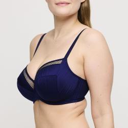 Preview: PrimaDonna Twist Knokke full cup wire bra B-H cup, color sapphire blue