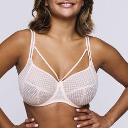 PrimaDonna Twist Glass Beach full cup wire bra C-H cup, color crystal pink