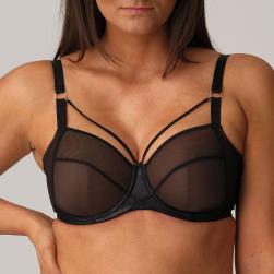 PrimaDonna Twist Zipolite full cup wire bra C-H cup, color black