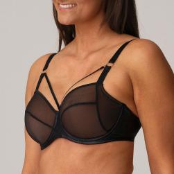 Preview: PrimaDonna Twist Zipolite full cup wire bra C-H cup, color black