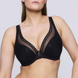 PrimaDonna Twist Vivgirl half padded plunge bra C-G cup, color black