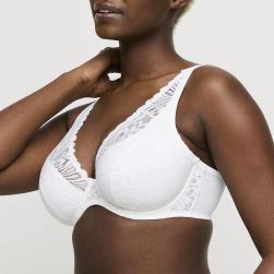 Preview: PrimaDonna Twist Rupi half padded wire bra deep plunge C-G cup, color natural