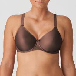 PrimaDonna Satin full cup wire bra D-H cup, color ebony