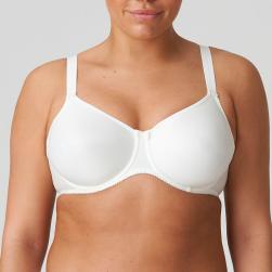 PrimaDonna Satin seamless wire bra B-H cup, color natural