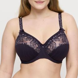PrimaDonna Deauville comfort wire bra D-E cup, color amethyst gem