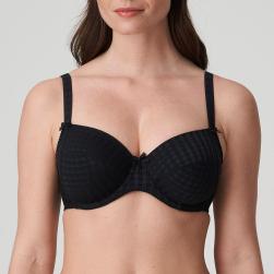 PrimaDonna Madison BH Vollschale mit Bügel Cup C-E, Farbe schwarz