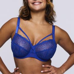 PrimaDonna Sophora full cup wire bra F-H cup, color blue print
