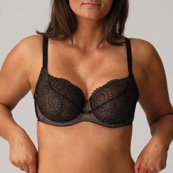 Preview: PrimaDonna Sophora tulip seam balcony C-D cup, color black
