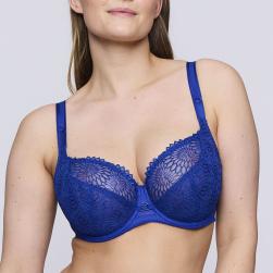 Preview: PrimaDonna Sophora balcony tulip seam E-G cup, color blue print