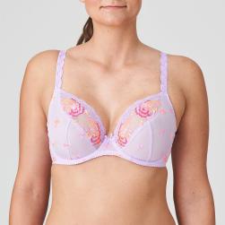PrimaDonna Palace Garden plunge bra D-G cup, color pastel lavender