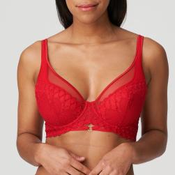 PrimaDonna Vya deep plunge balcony C-G cup, color strawberry kiss
