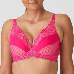 PrimaDonna Disah halb unterlegter Bügel BH tief dekolletiert Cup C-G, Farbe electric pink
