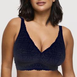 PrimaDonna Salerno bralette C-G cup, color midnight blue
